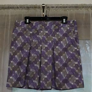 Cutter and Buck Annika golf skirt 12 purple tan